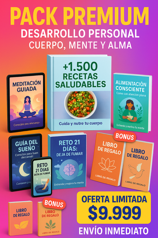 💎PACK PREMIUM💫 DESAROLLO PERSONAL 🧘 MENTE CUERPO Y ALMA 💖